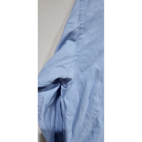 J CREW MEN'S XLARGE SKY BLUE/WHITE  LONG SLEEVE SHIRT 100% COTTON - Picture 6 of 14